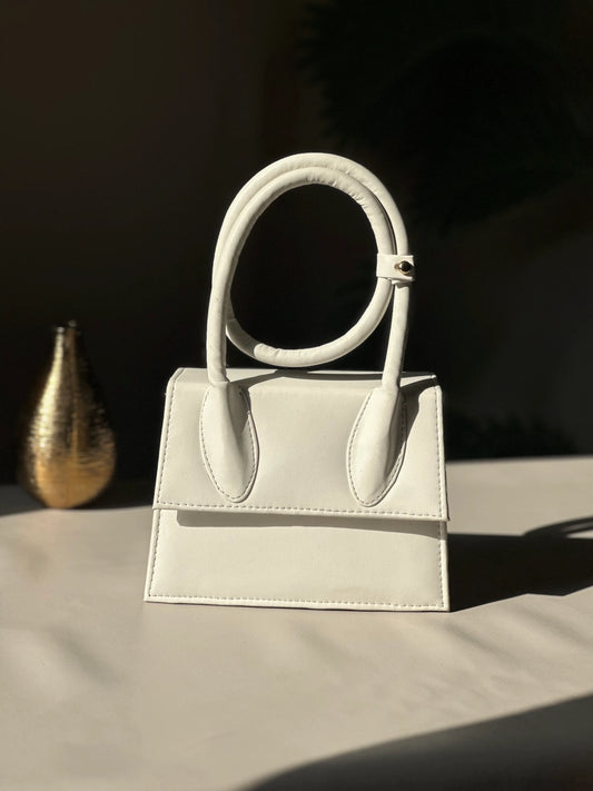 Signature Grace Handbag White 030