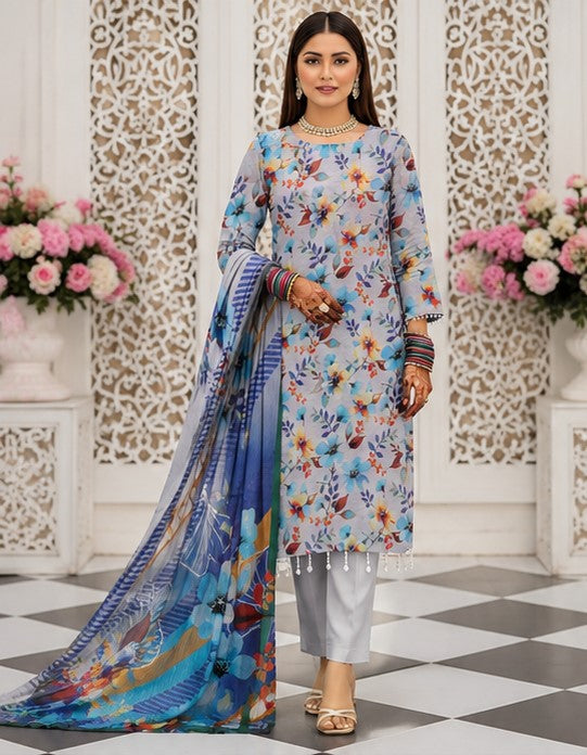 Slate Wildflower Lawn Suit