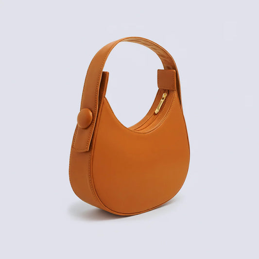 Curve HandBag  Mustard 025