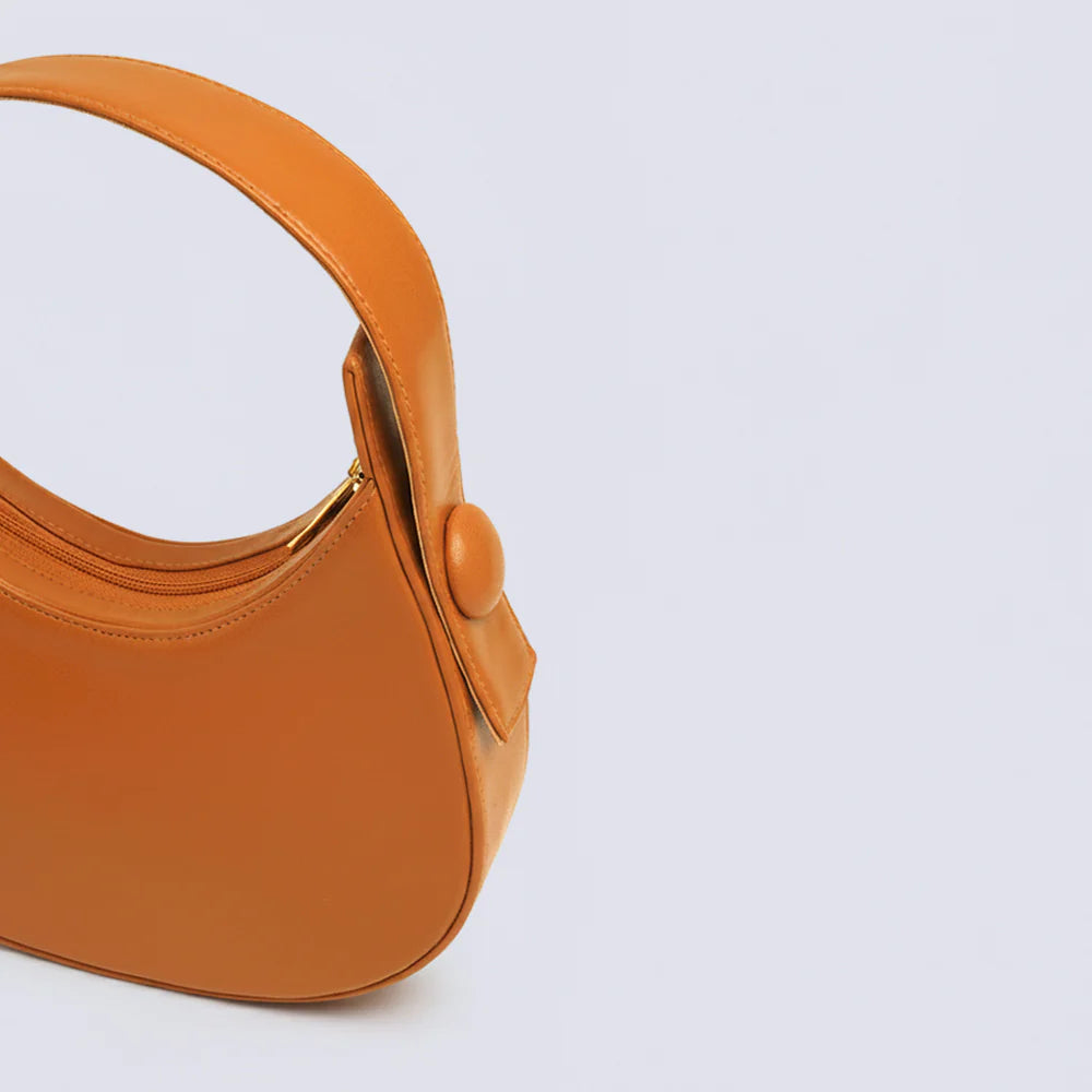Curve HandBag  Mustard 025