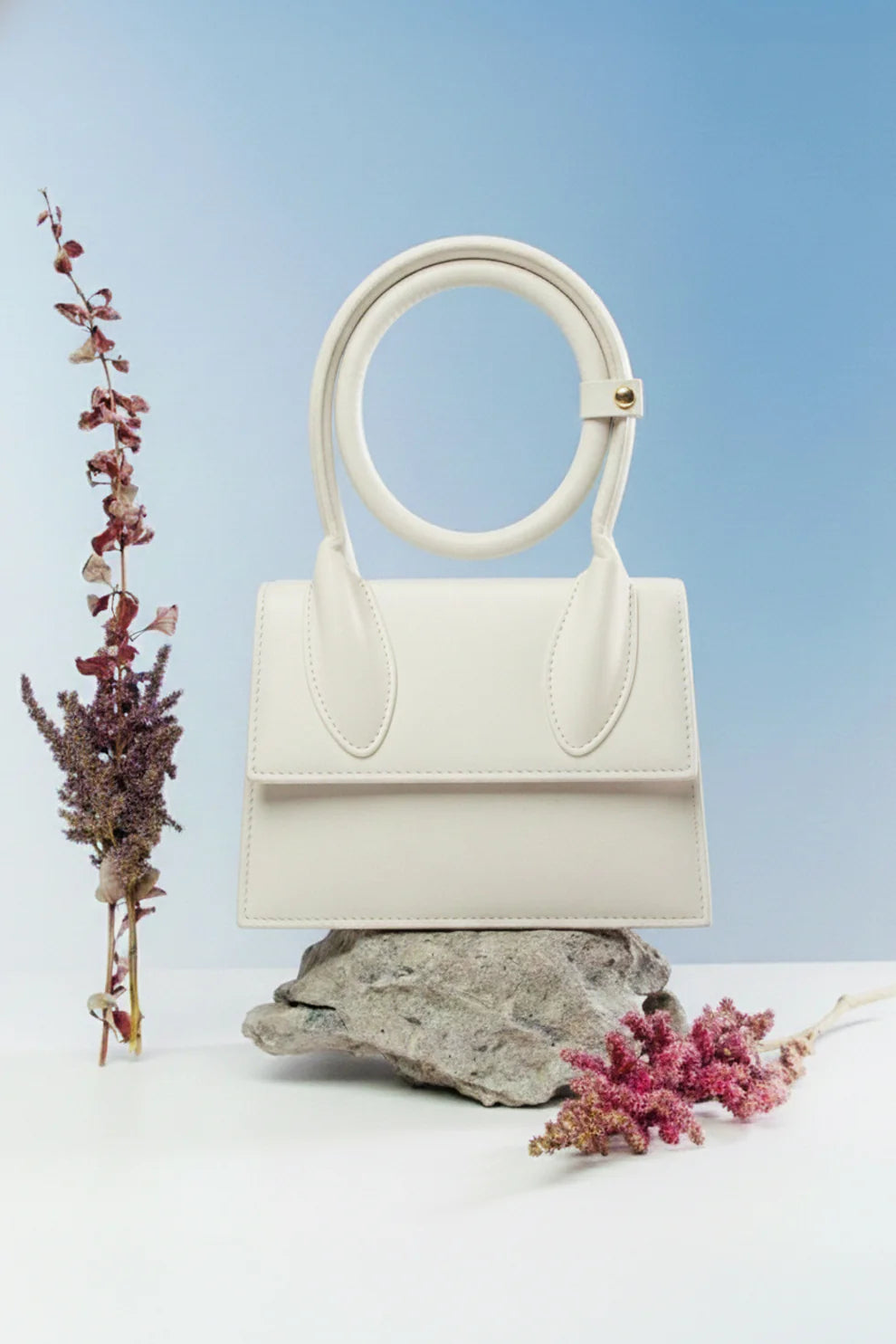 Signature Grace Handbag White 030