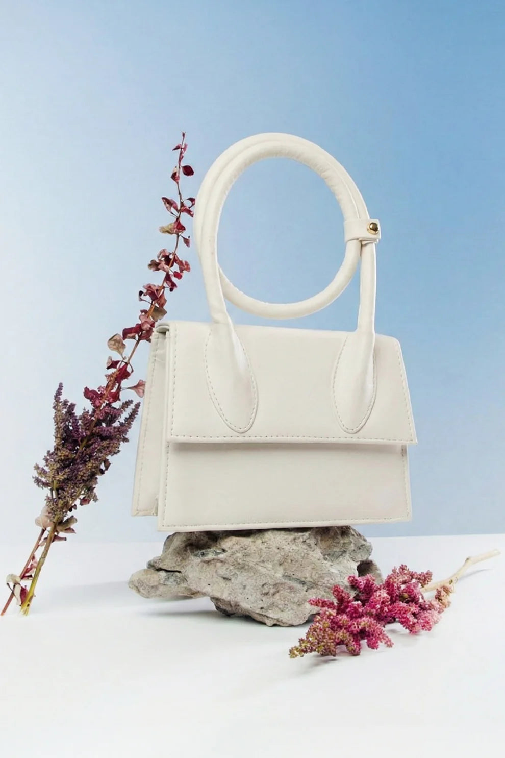 Signature Grace Handbag White 030