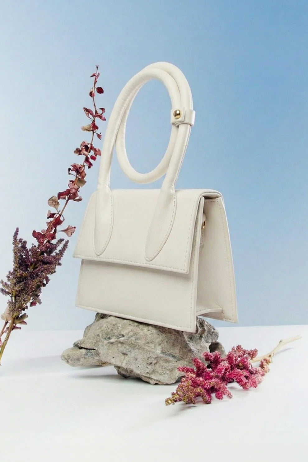 Signature Grace Handbag White 030