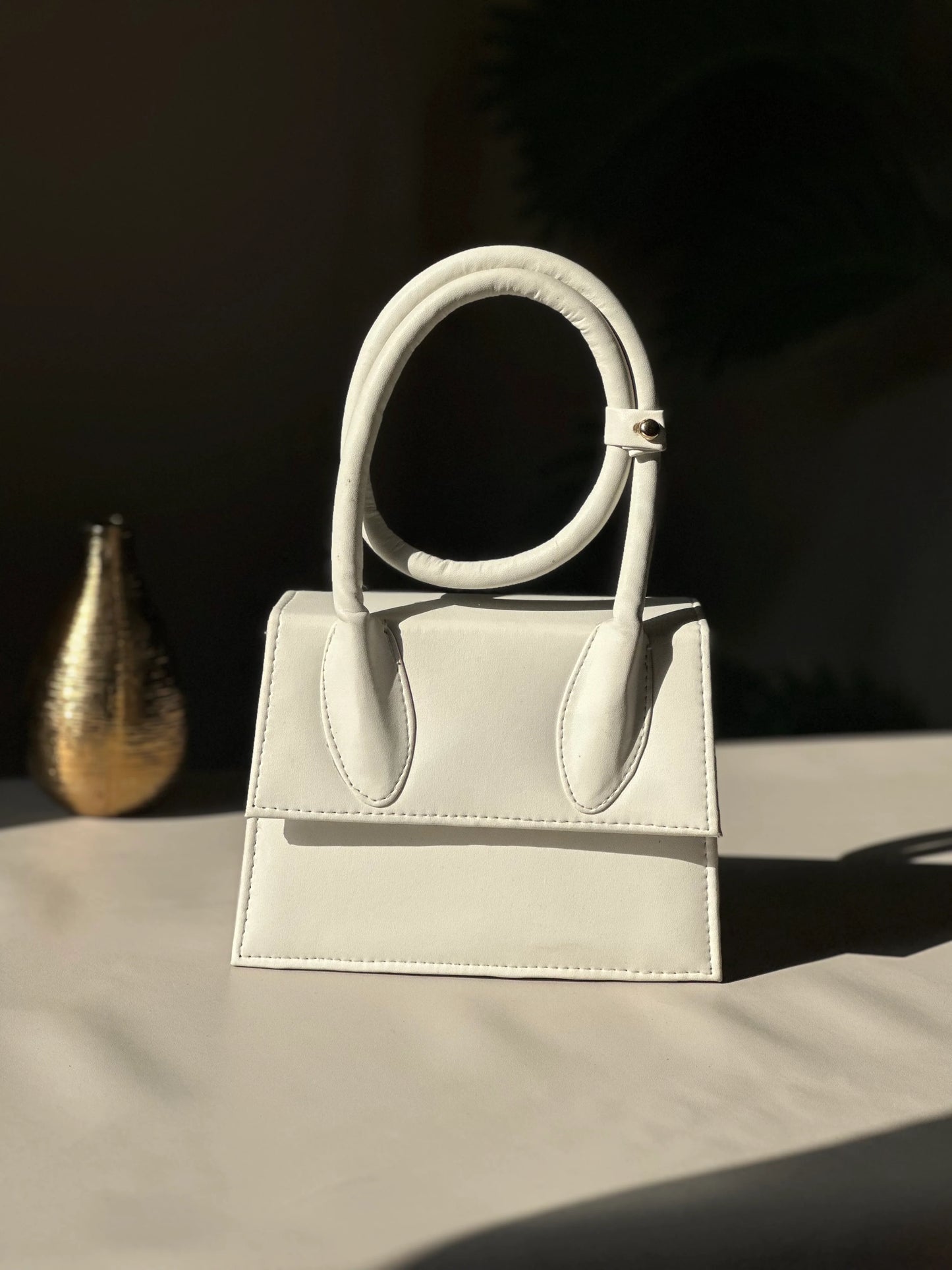 Signature Grace Handbag White 030