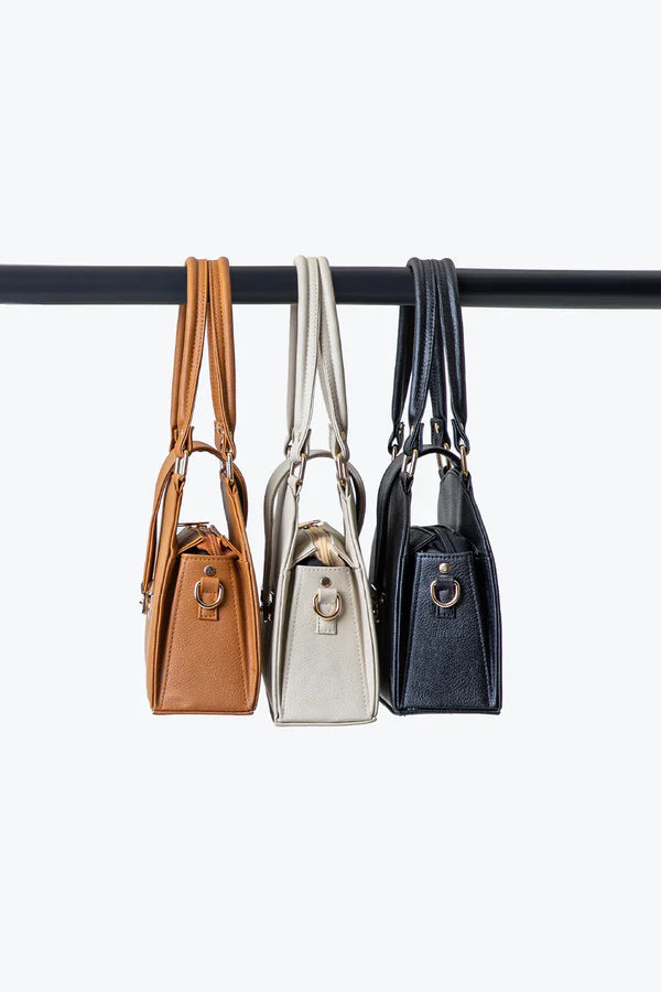 Noir Lock Handbag  Black 029