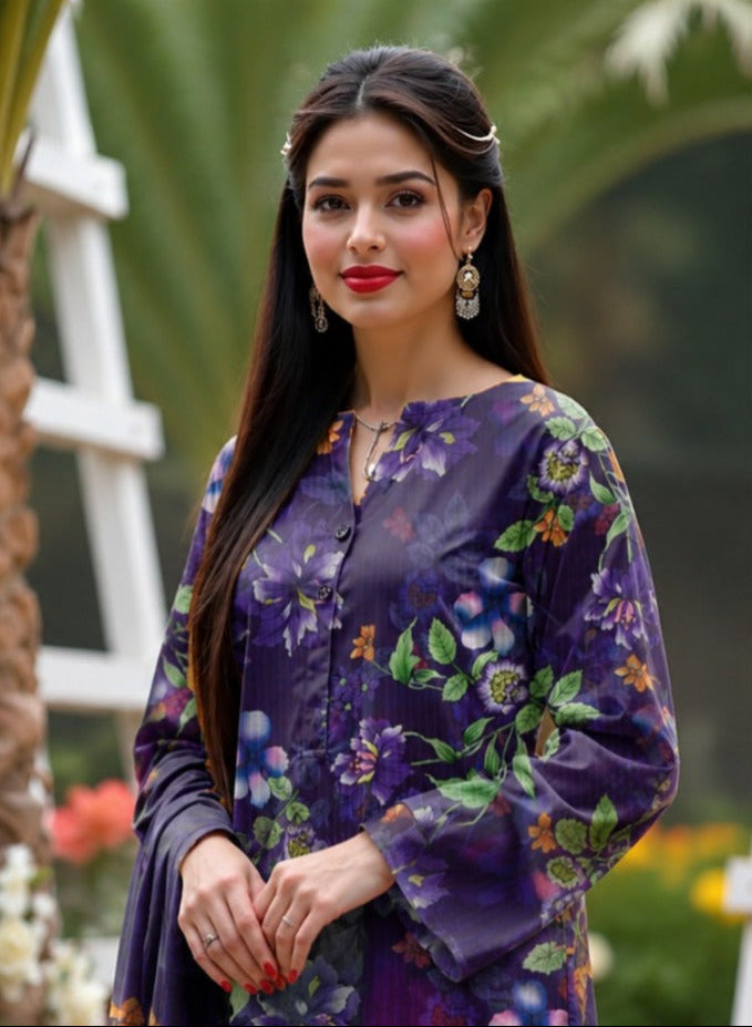 Midnight Bloom Lawn Set