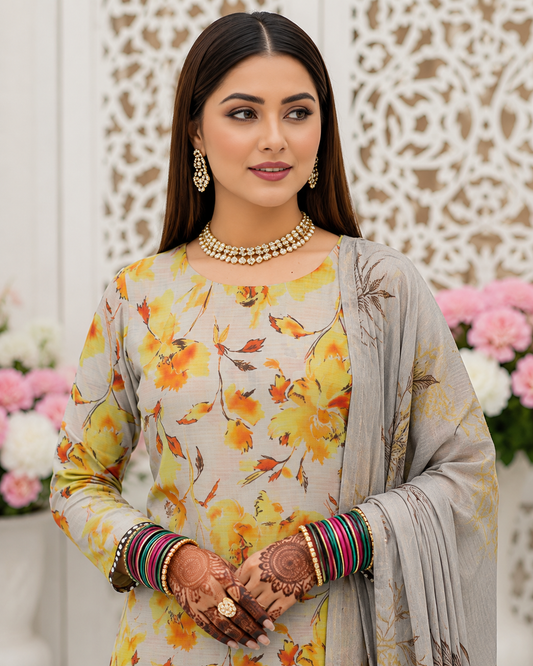 Golden Meadow Lawn Suit