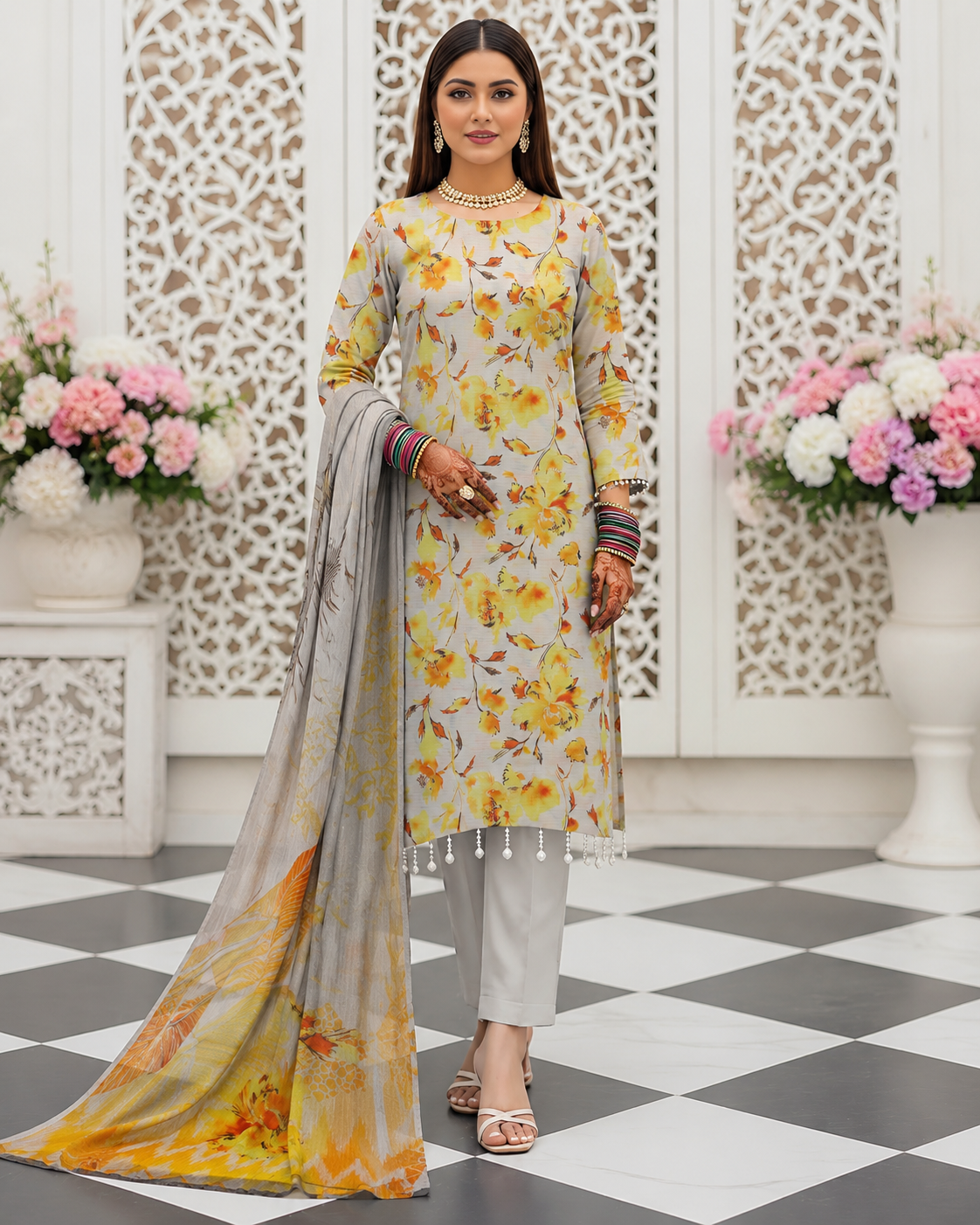 Golden Meadow Lawn Suit