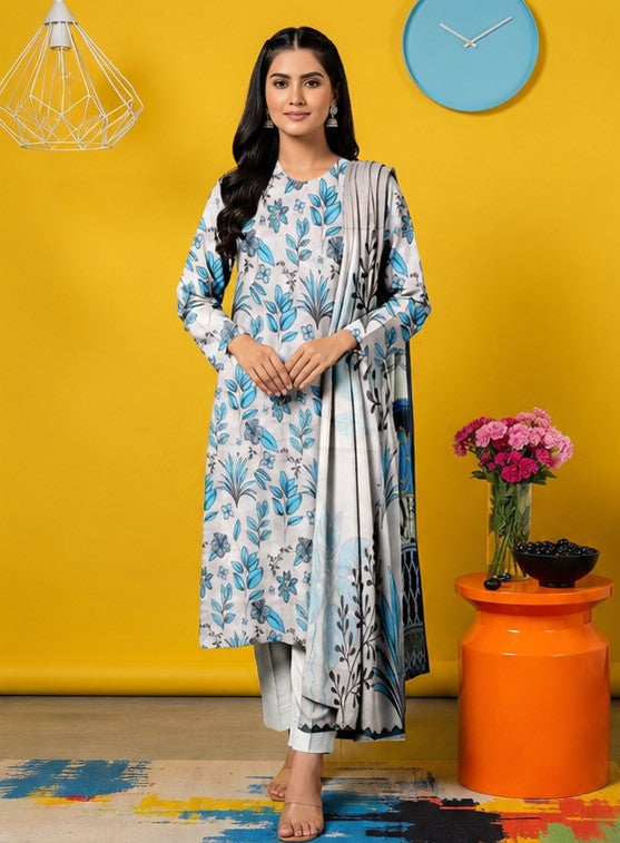 Turquoise Fern Lawn Set