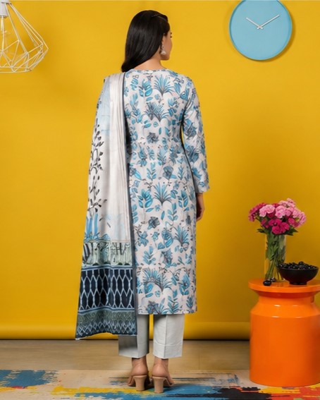 Turquoise Fern Lawn Set