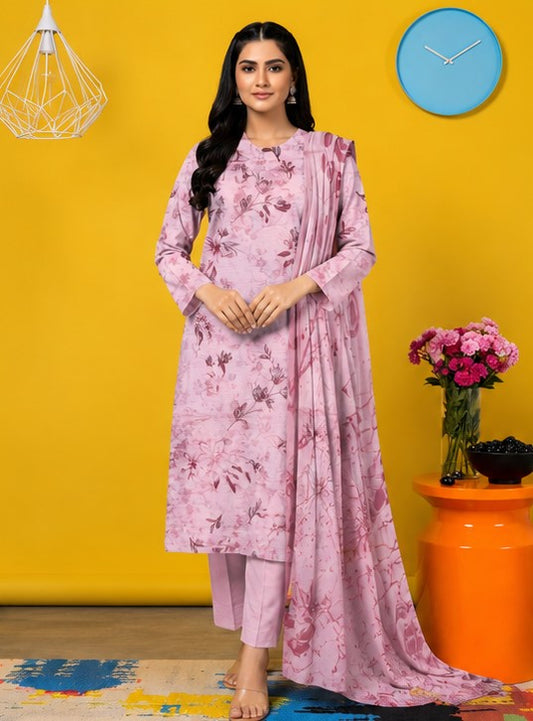 Mauve Serenity Lawn Set