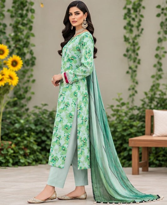 Mint Garden Lawn Suit