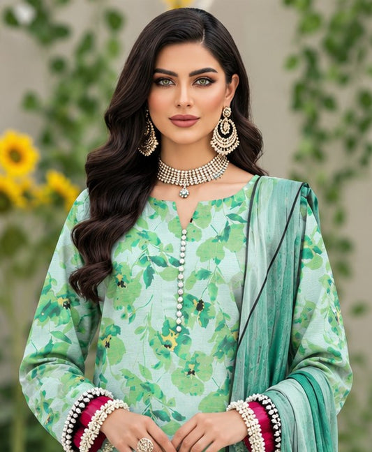 Mint Garden Lawn Suit