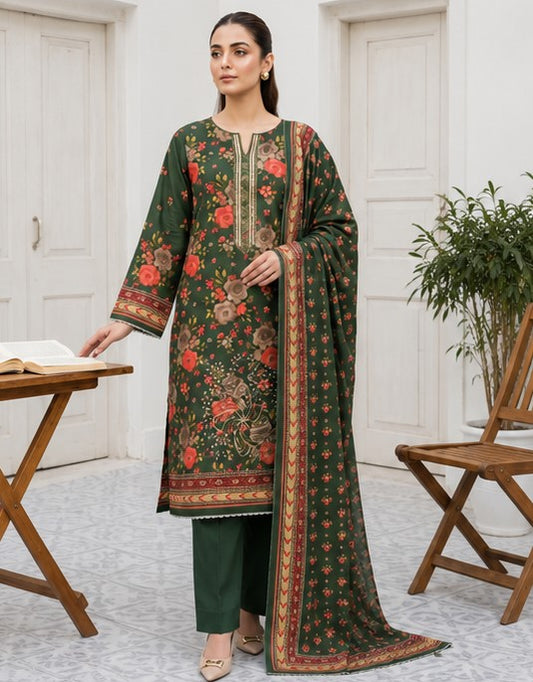 Emerald Rosewood Lawn Suit